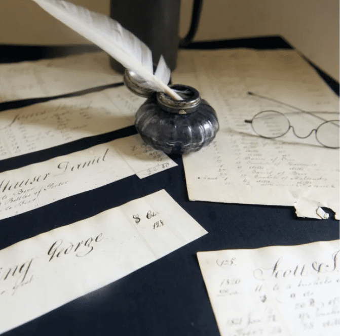 Close up on Items in Goundie's Office