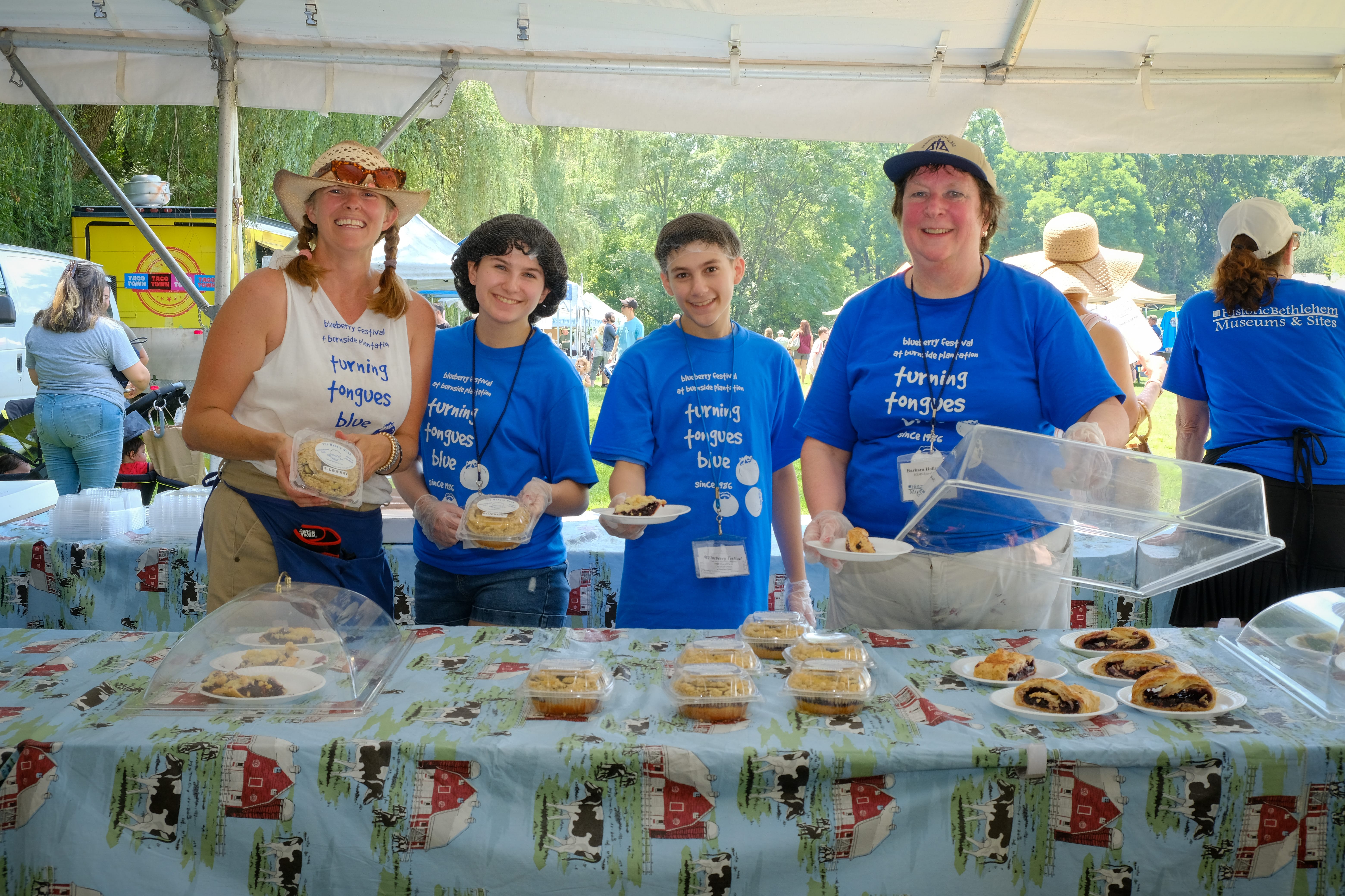 Blueberry Festival Dessert Tent