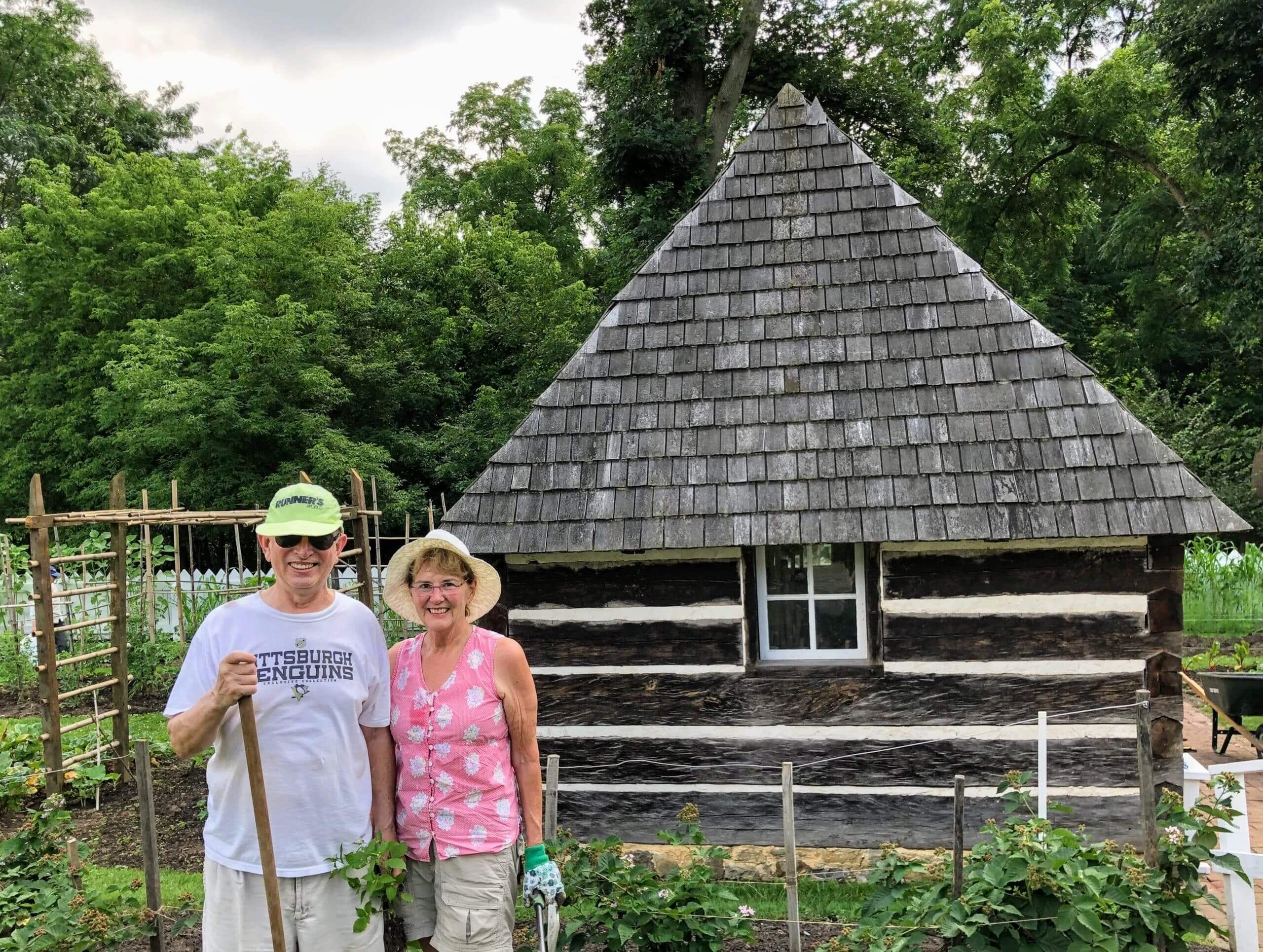 Volunteers at the Burnside Garden