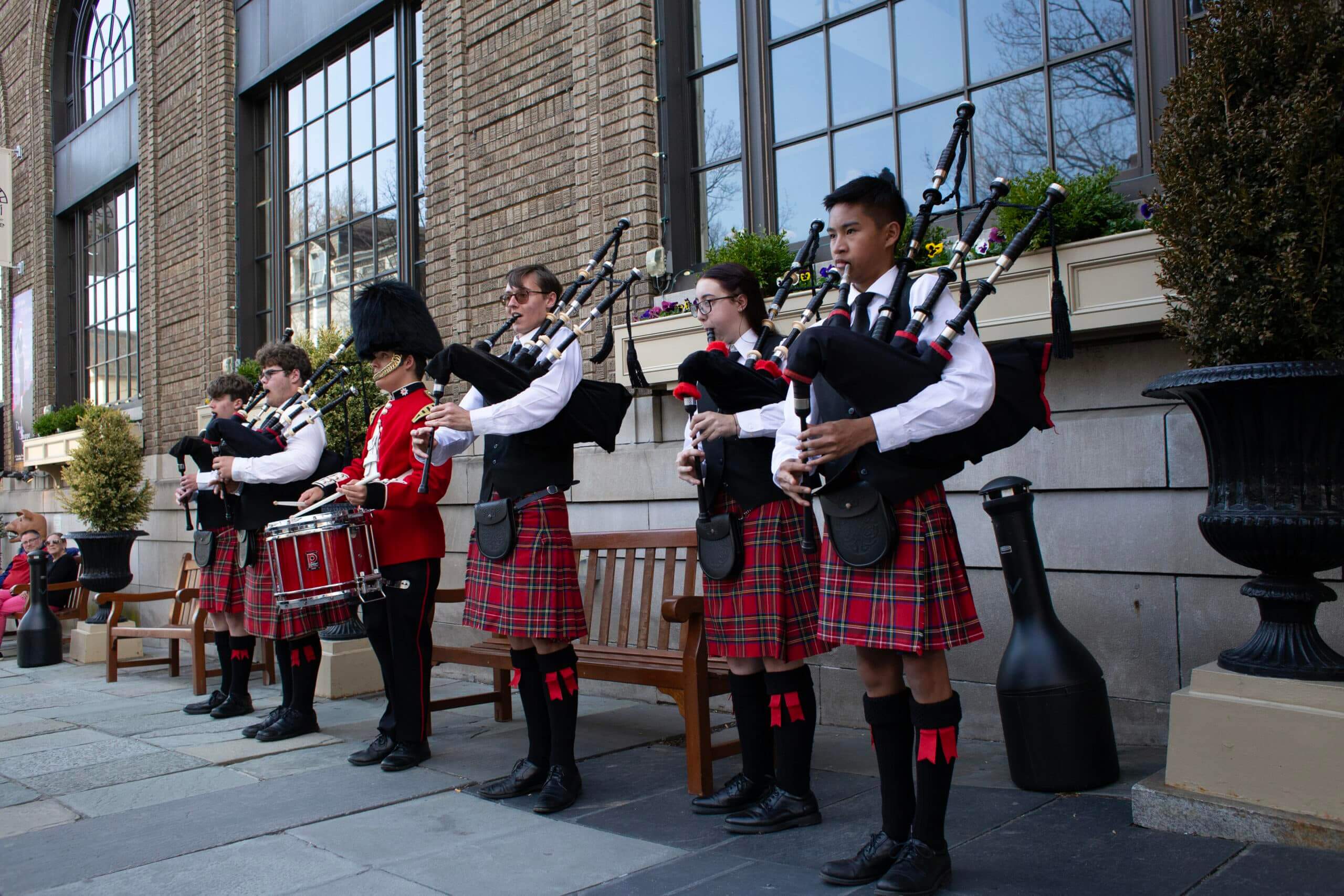 Bagpipes at HBMS World Heritage Nomination Celebration