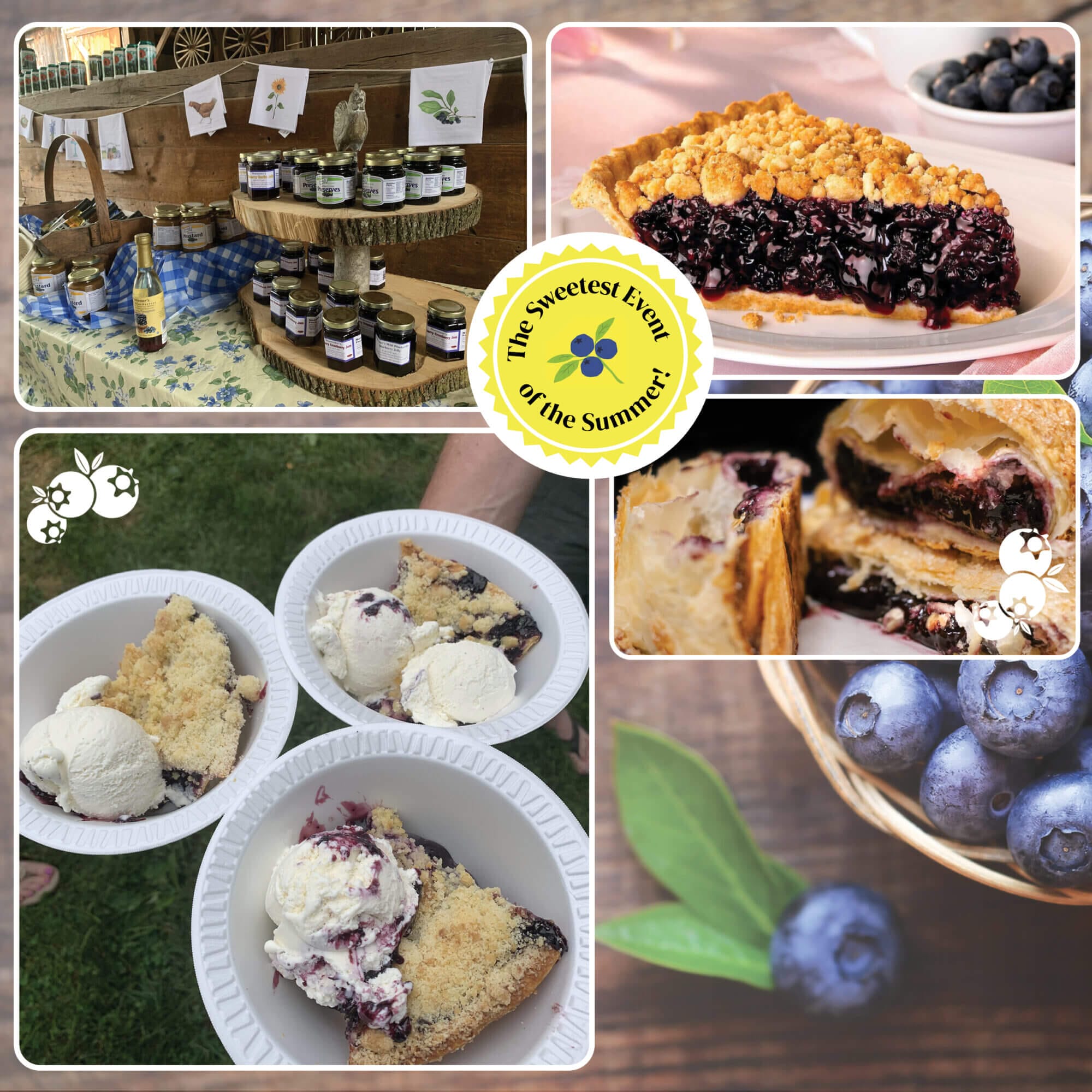 Blueberry Festival Collage