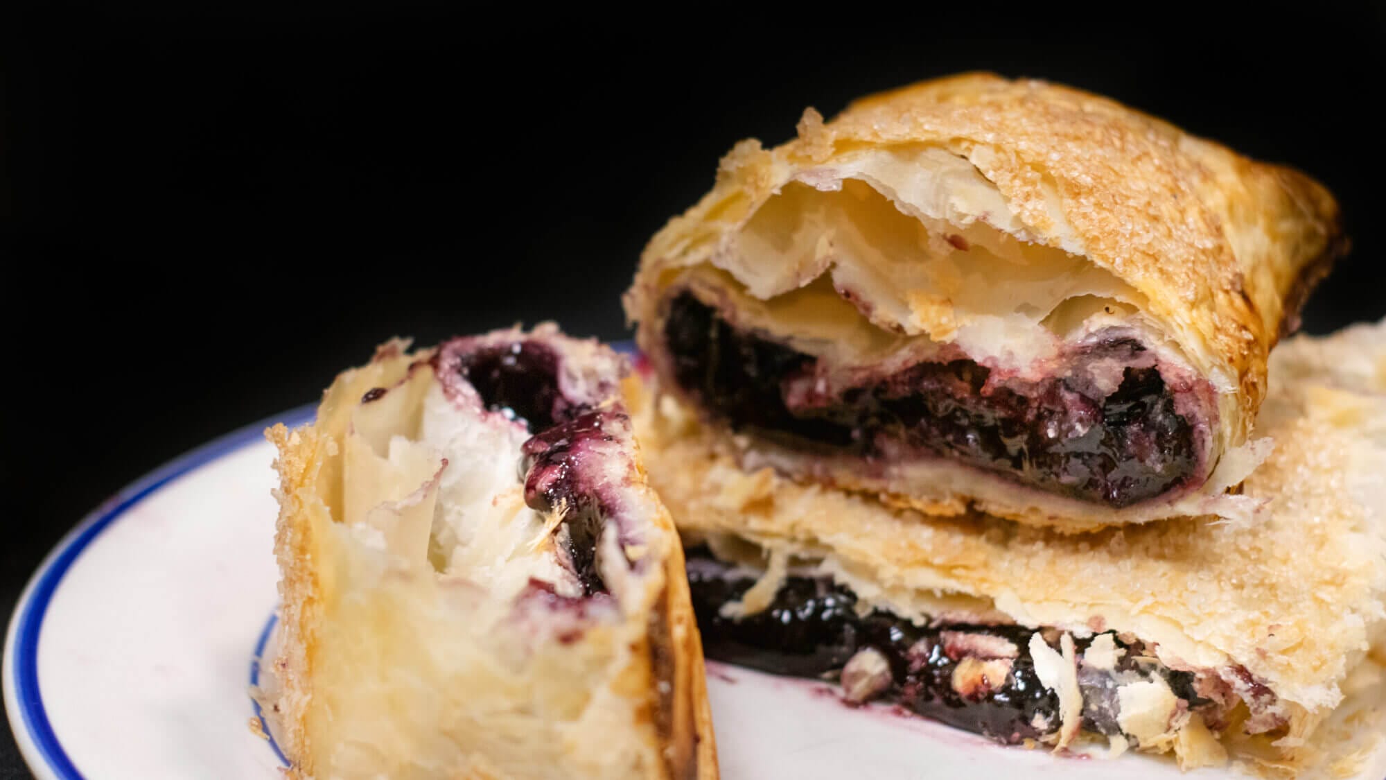 Blueberry Strudel