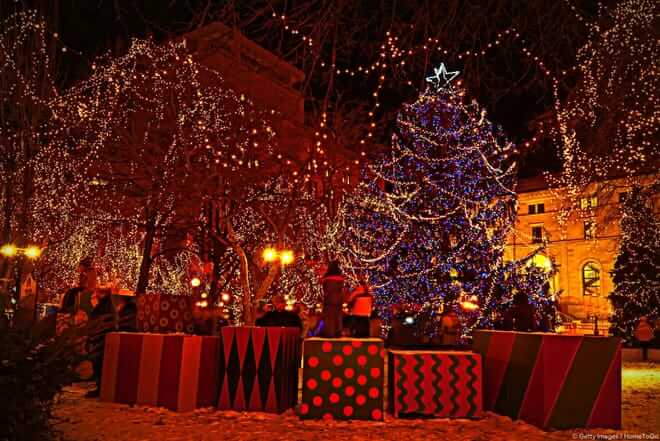 Saint Paul hosts a massive Christmas market inspired by those in Europe.