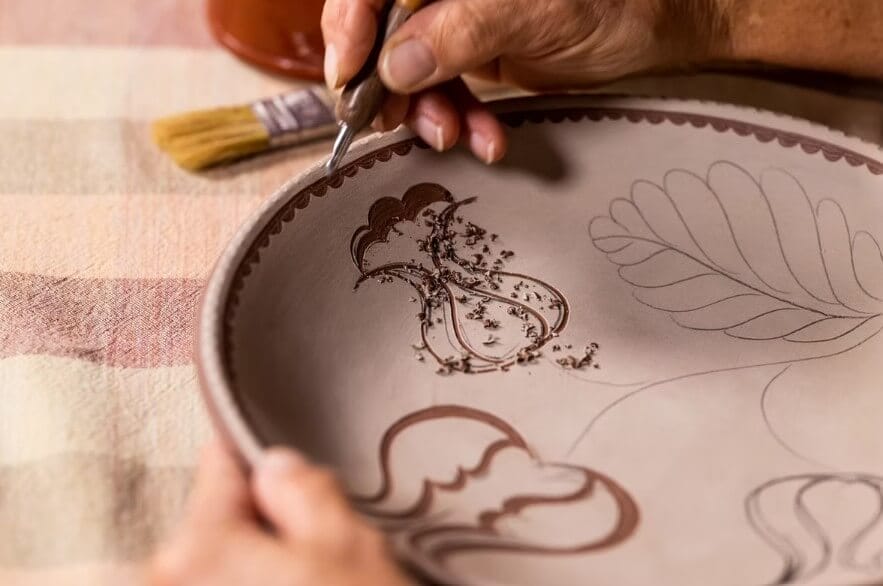 Redware Sgraffito Workshop Grist Miller's House